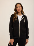 Core Triblend Fleece Classic Zip Hoodie featuring a zip front and front pockets in a lightweight finish