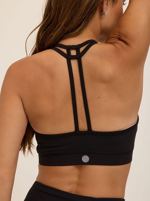 Comfort Fit Sports Bra in Black