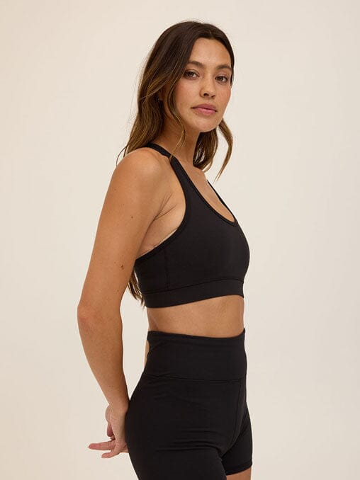 Comfort Fit Sports Bra in Black