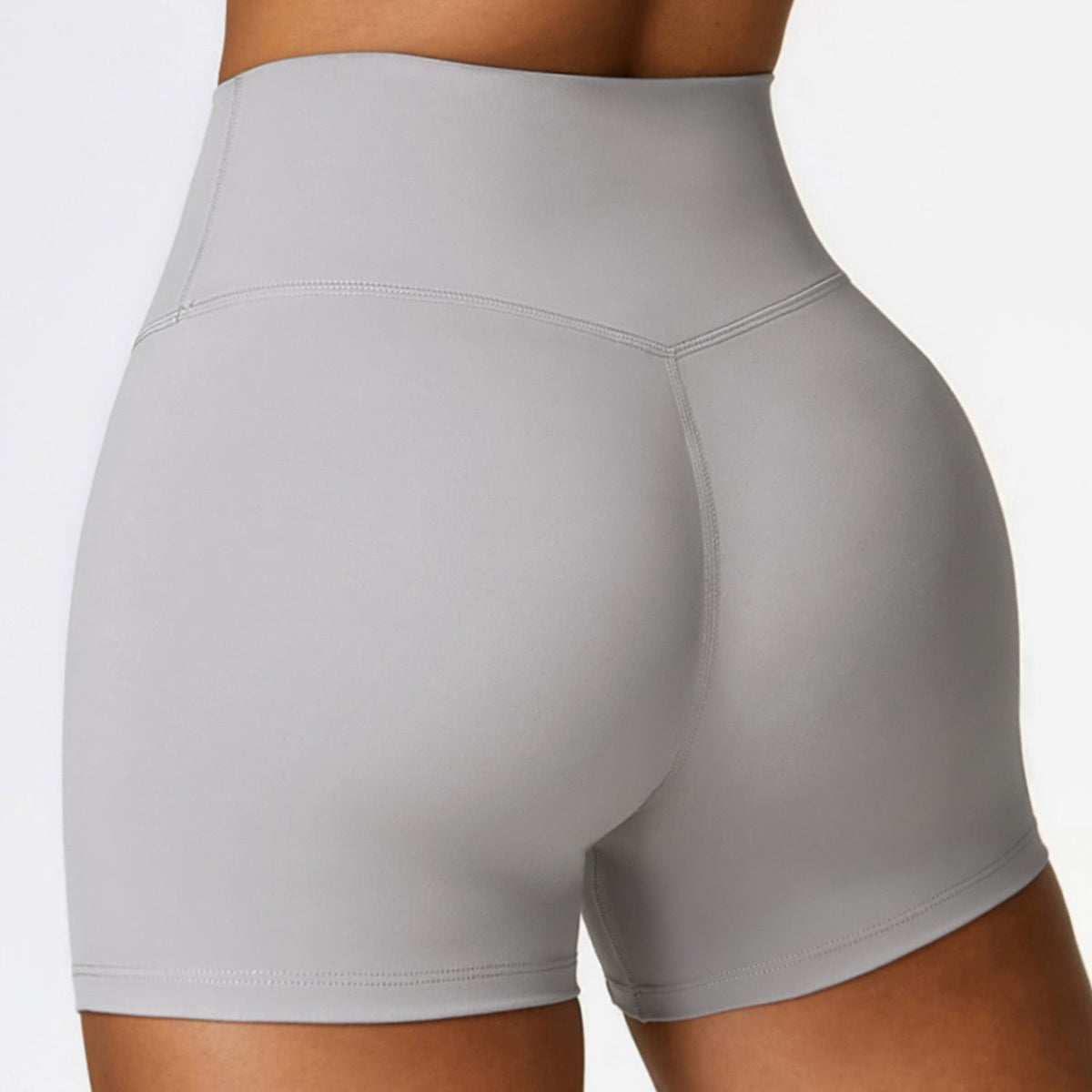 Women's High-Waist Hip-Lifting Yoga Shorts for Fitness & Running