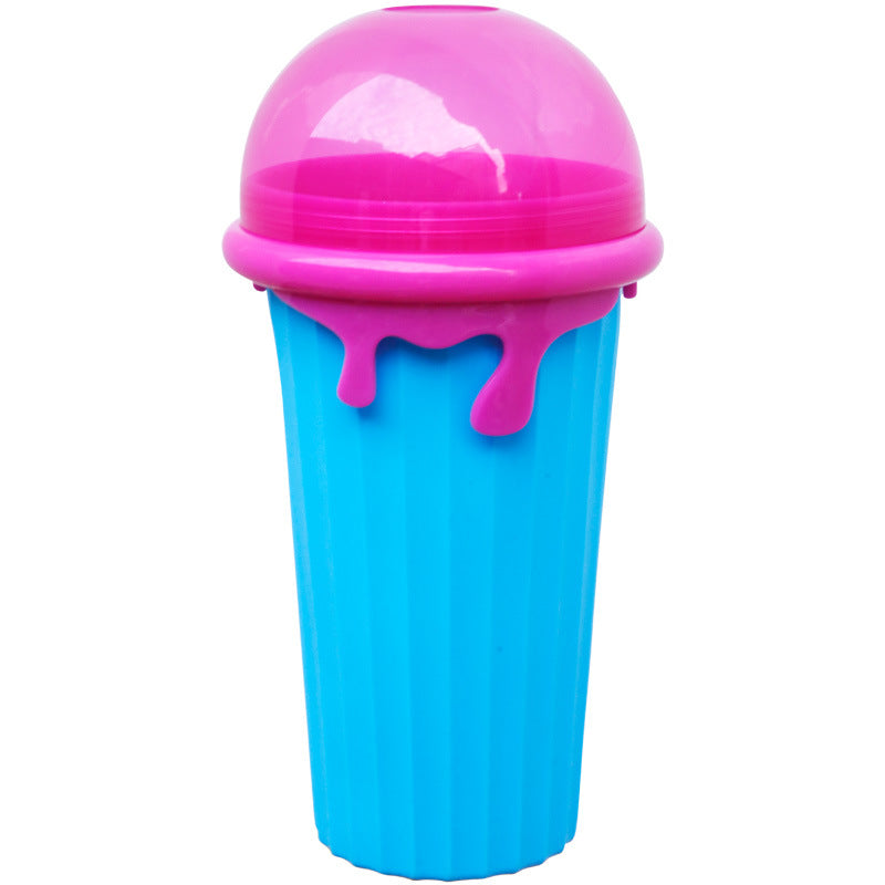 500ml Quick-Frozen Slushy Maker Cup - DIY Smoothie Squeeze Bottle