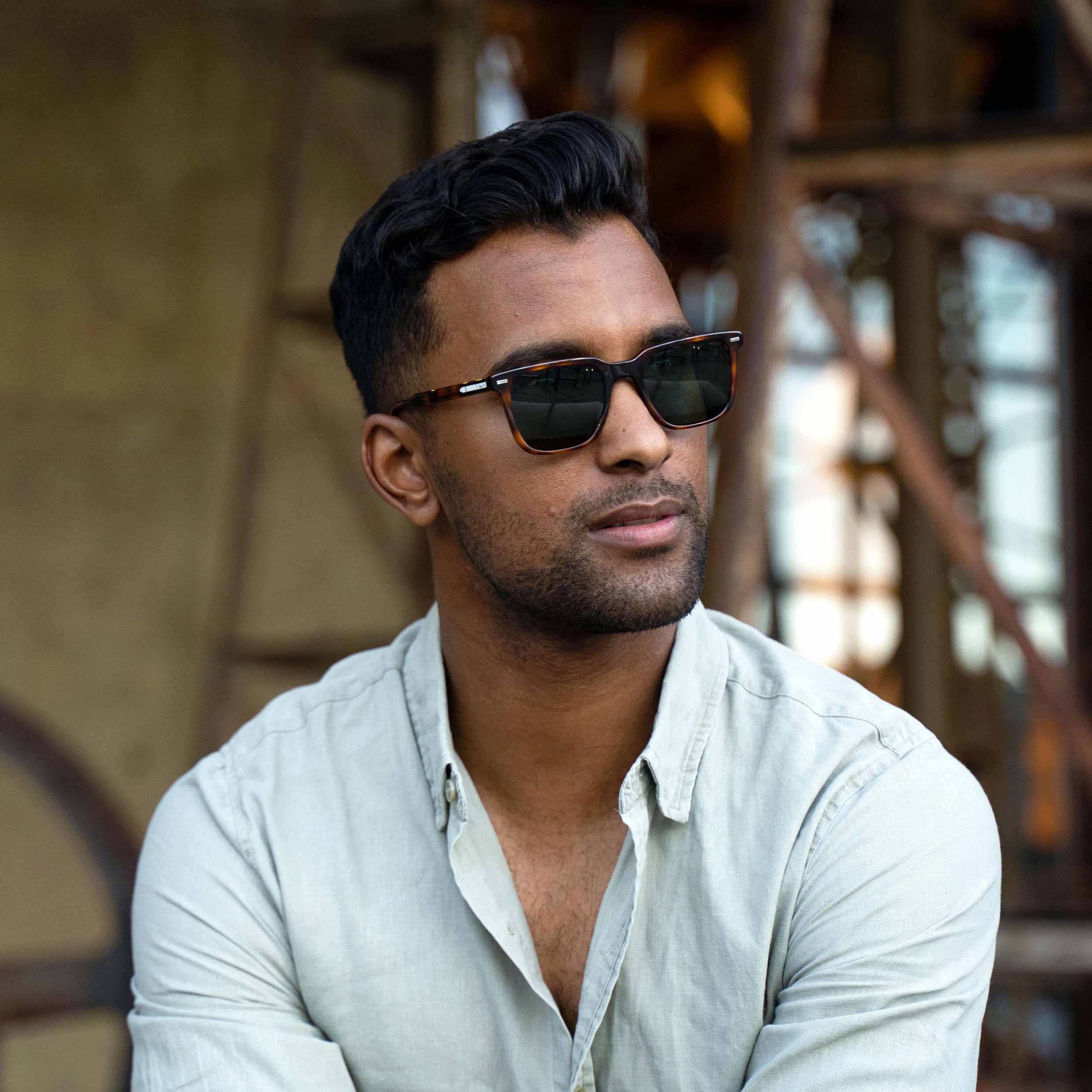 The Cooper Square Sunglasses in Rye Tort - Classic Polarized Frame