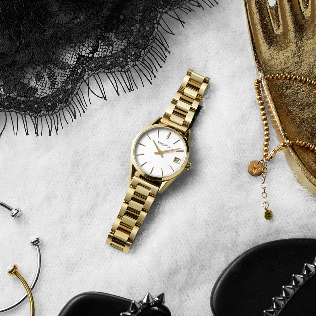 The Harper 29mm Gold Stainless Steel Petite Wristwatch