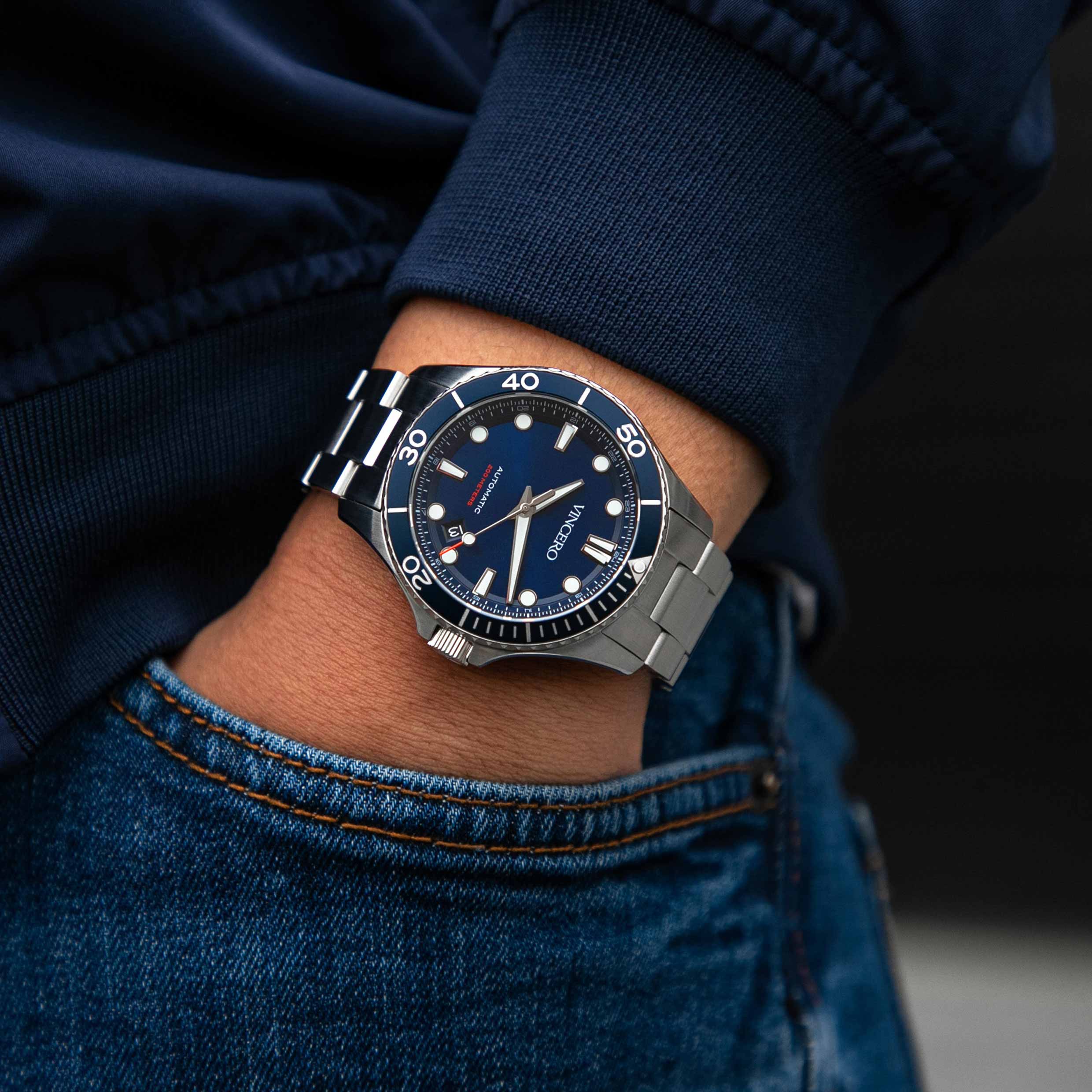 The Argo Automatic Dive Watch in Deep Ocean - Professional Style