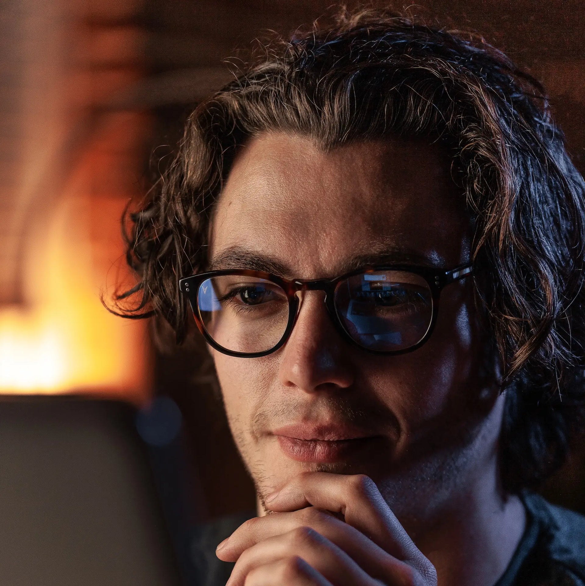 District Blue Light Glasses in Rye Tort - Classic Frame