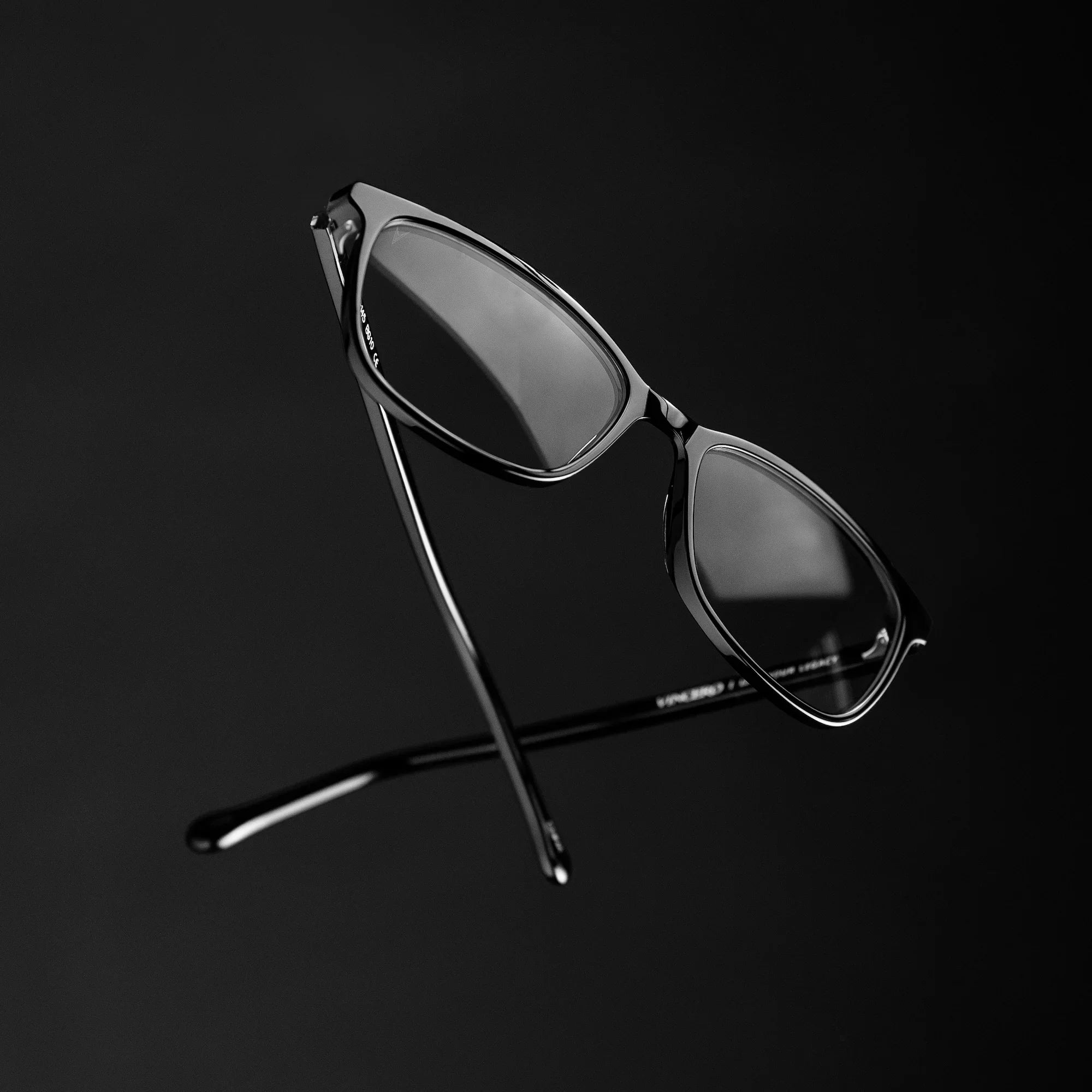 Camden Blue Light Glasses in Jet Black for Screen Time
