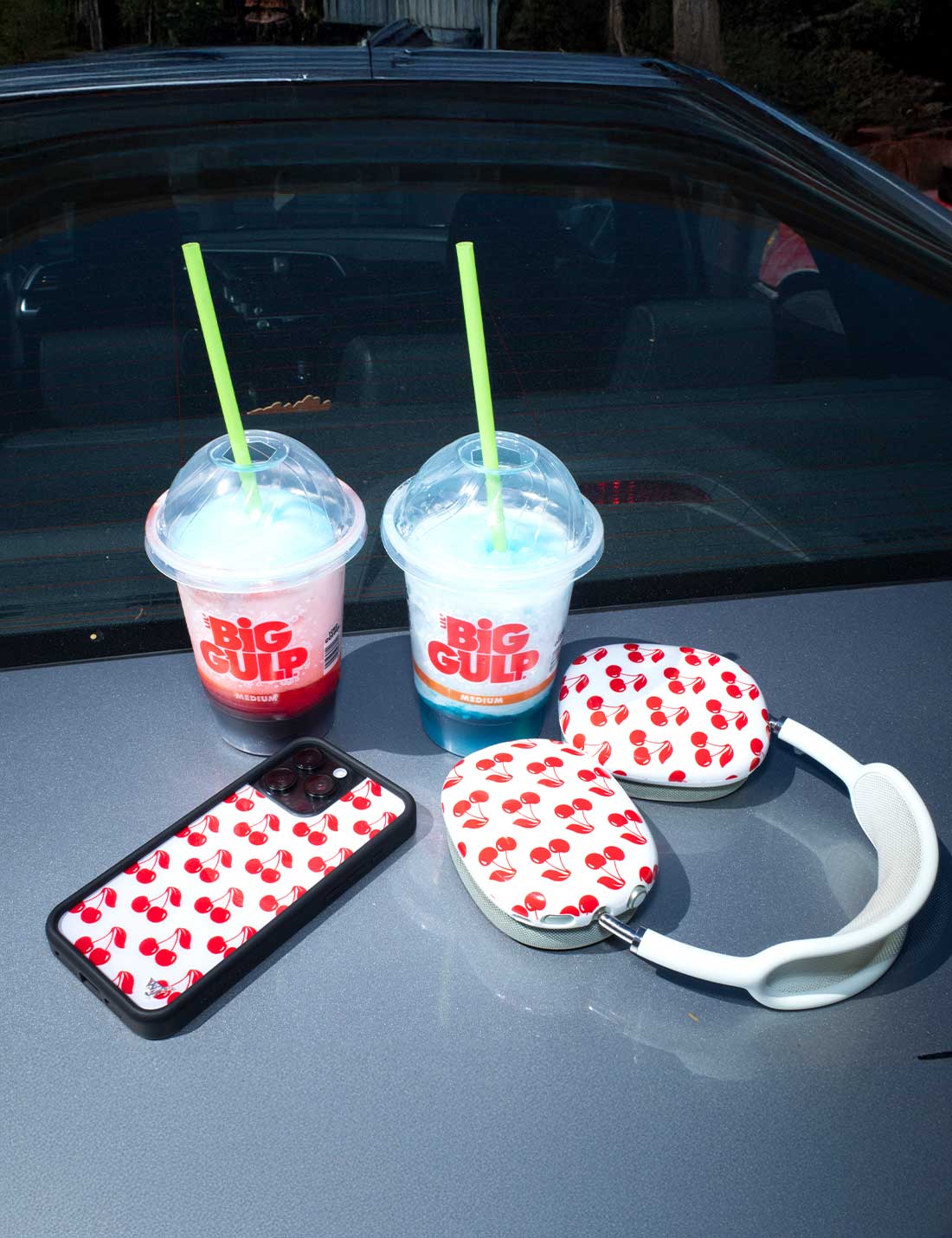 American Cherries Protective AirPods Max Case Cover - Image 4