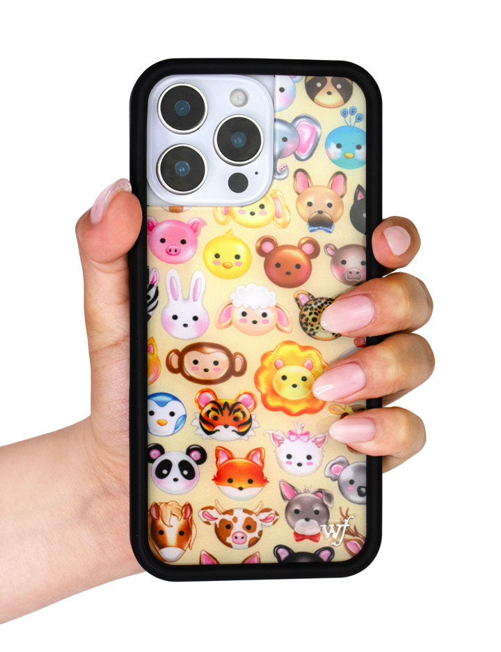 Animal Kingdom iPhone Case with Cartoon Critters Pattern - Image 35