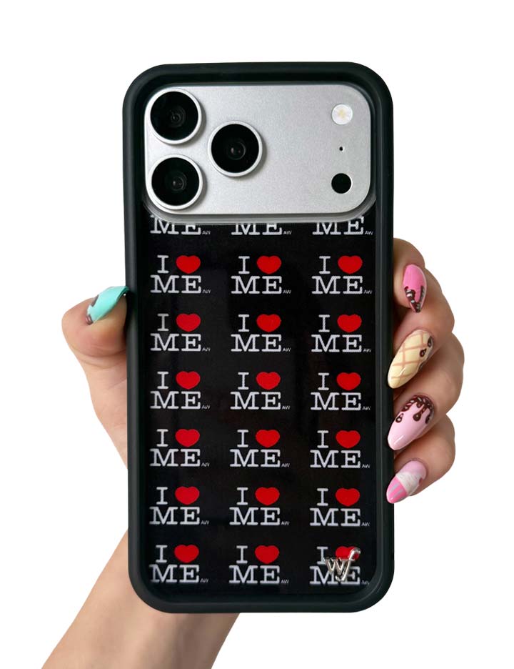 I Heart Me | Black iPhone Case