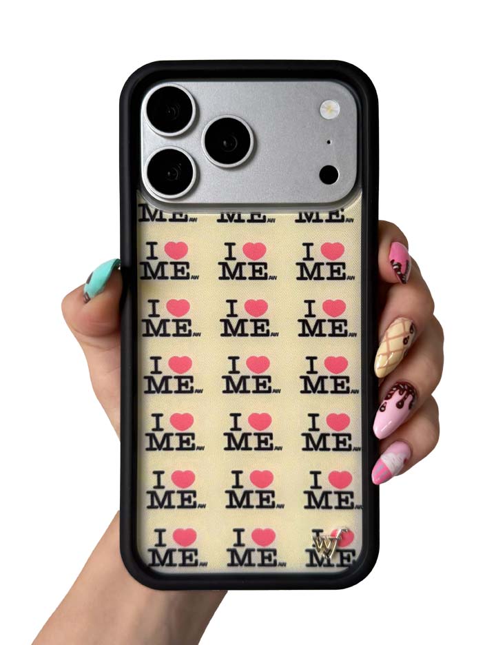 I Heart Me | Yellow iPhone Case