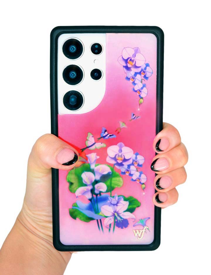 Butterfly Dreams Samsung Galaxy Case with Pastel Floral Pattern - Image 9