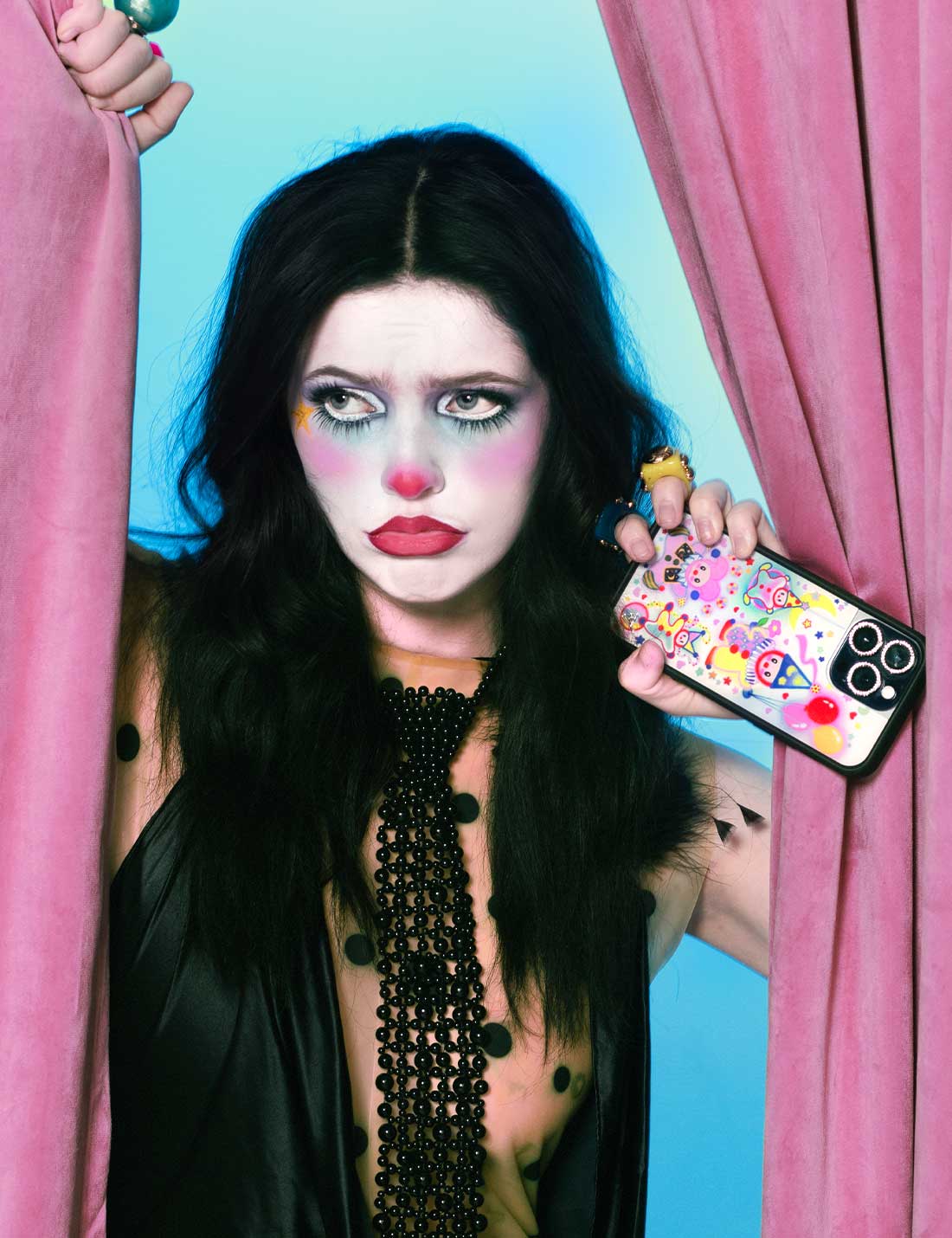 Clown Around iPhone Case with Colorful Airbrushed Design - Image 47