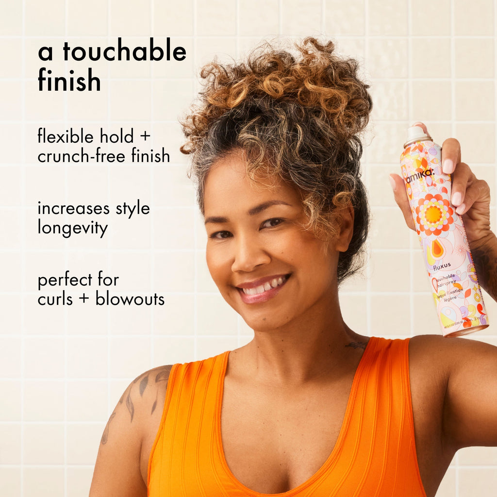Fluxus Touchable Flexible Hold Hairspray for All Hair Types