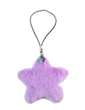 Fluffy Star Charm | Purple
