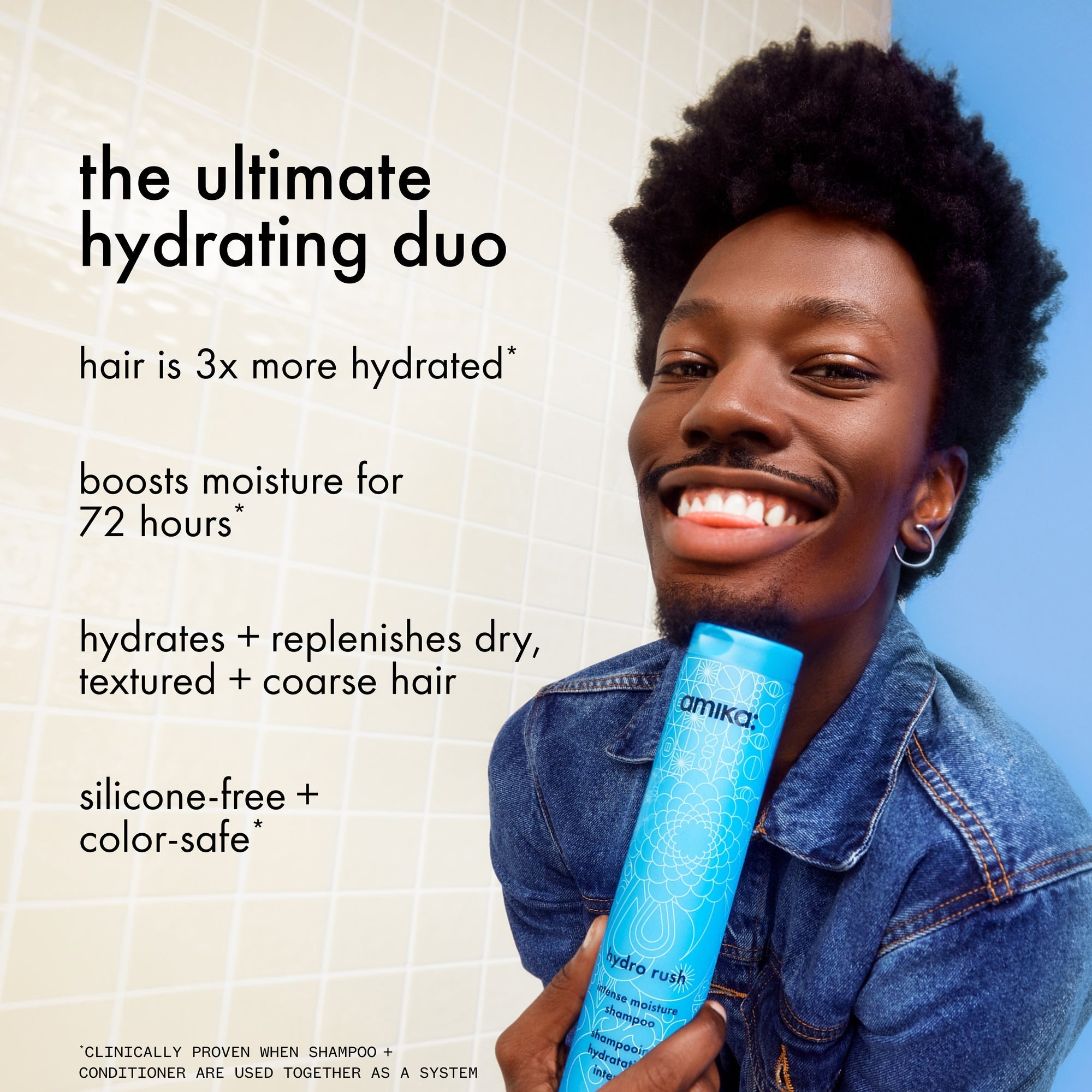 Hydro Rush Intense Moisture Shampoo for Dry and Coarse Hair