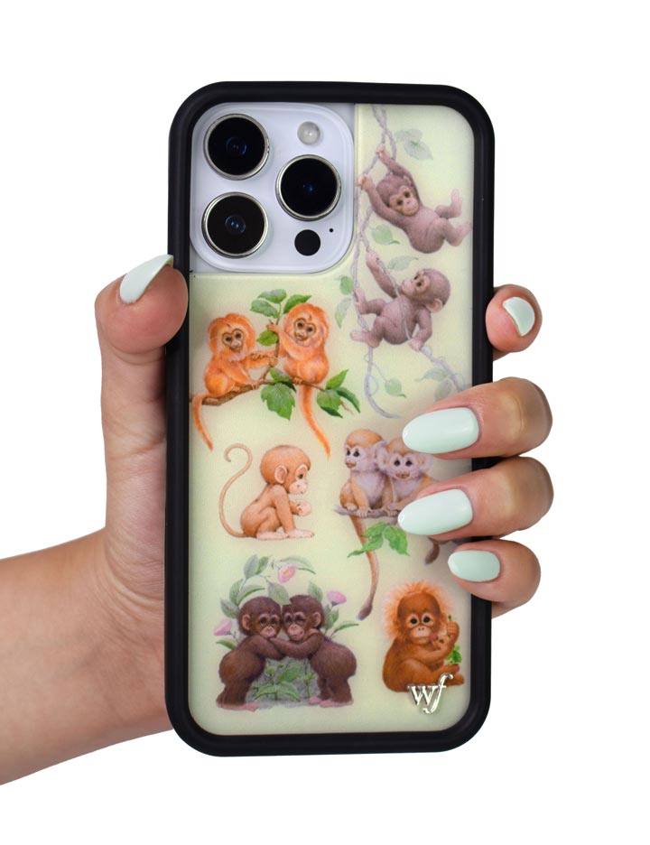 Monkey Biz iPhone Case with Jungle Monkey Print - Image 45
