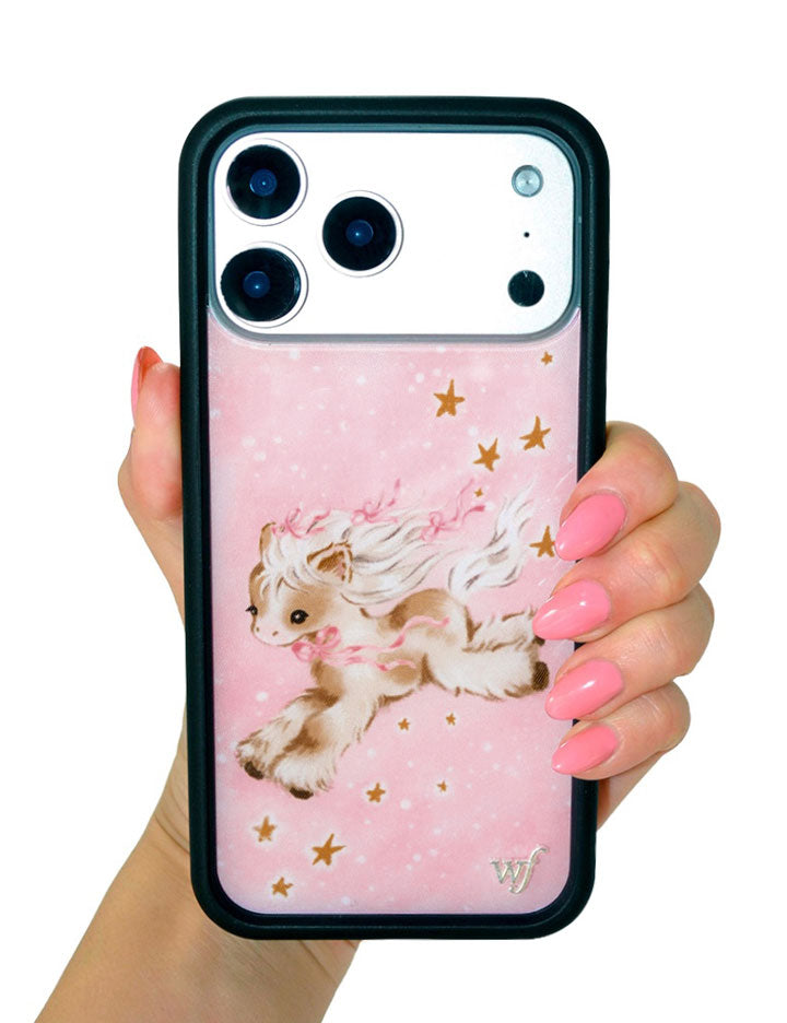 Pony Dreams iPhone Case with Soft Pink Starry Design - Image 41