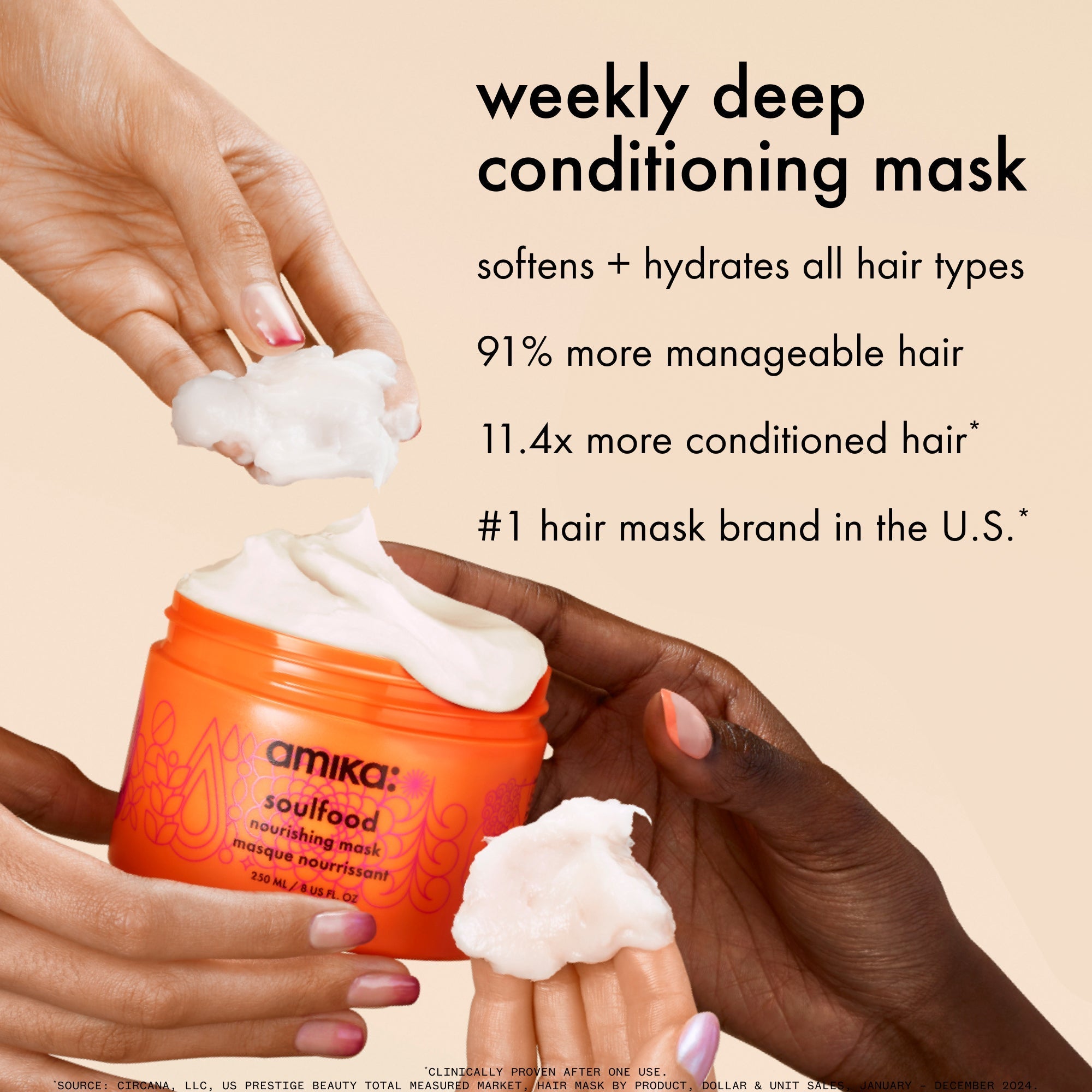 Soulfood Nourishing Hair Mask with Sea Buckthorn & Jojoba Oil