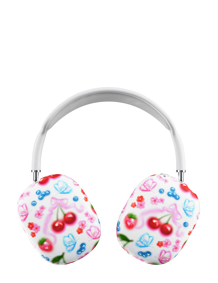Sweet Cherries protective case cover for Apple AirPods Max headphones