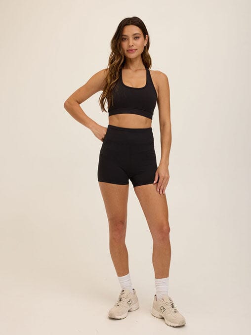 Comfort Fit Sports Bra in Black
