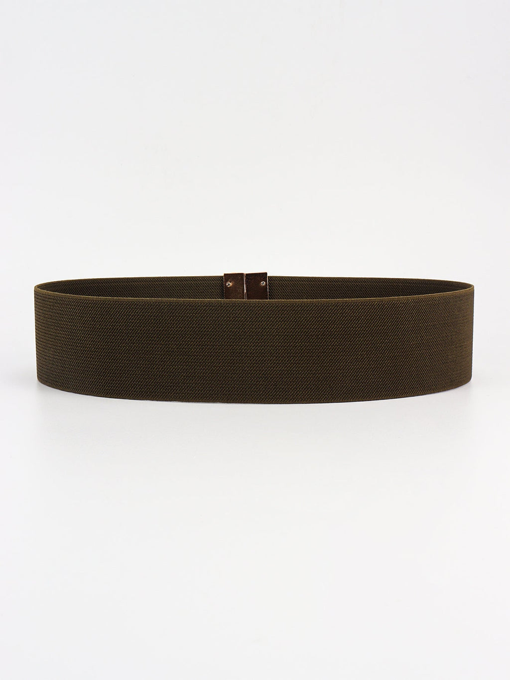Alloy Buckle Elastic Belt - Stretch Waist Belt Women