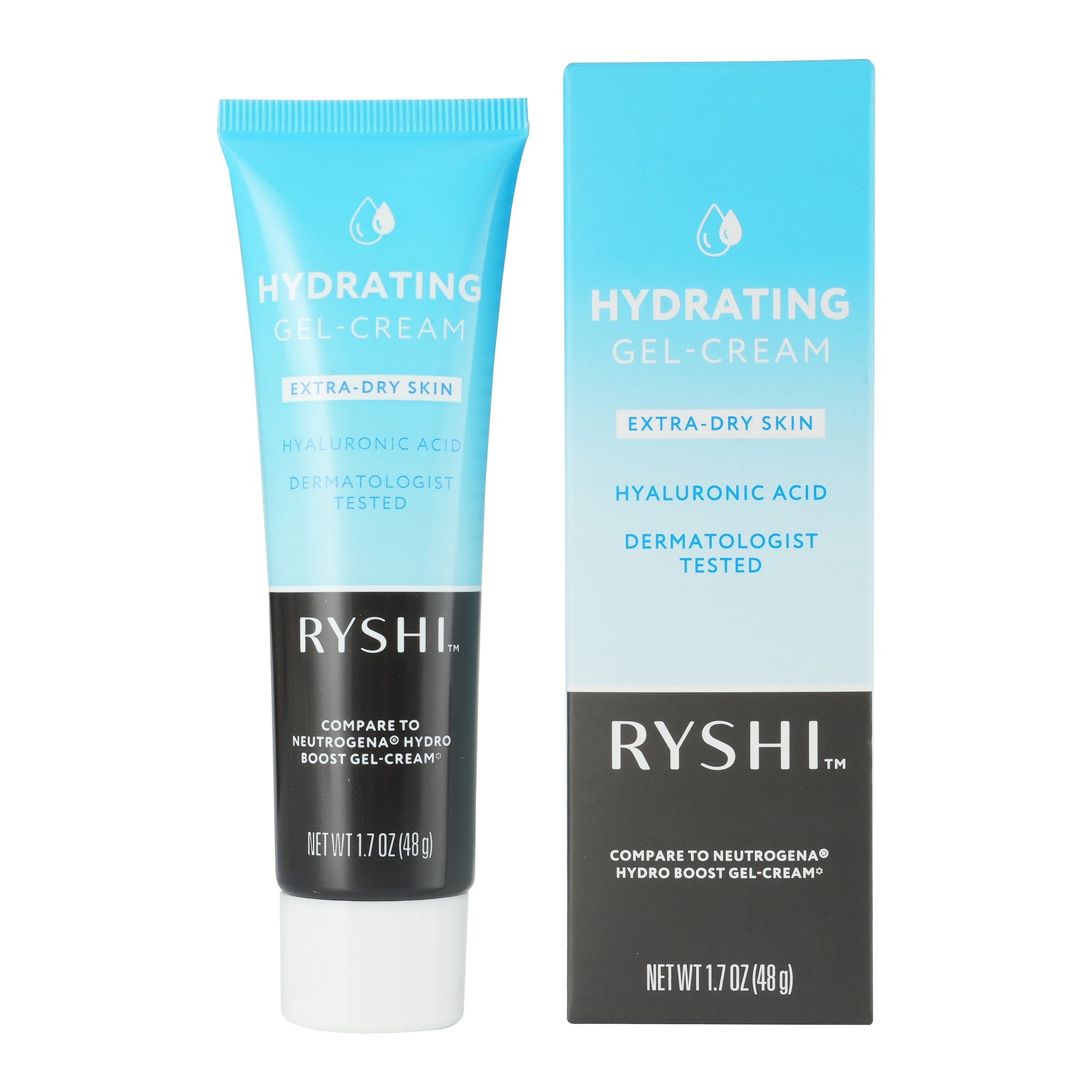 Hydrating Gel Cream for Extra Dry Skin – With Hyaluronic Acid, Deep Moisture, Lightweight Feel – Gentle on Sensitive Skin