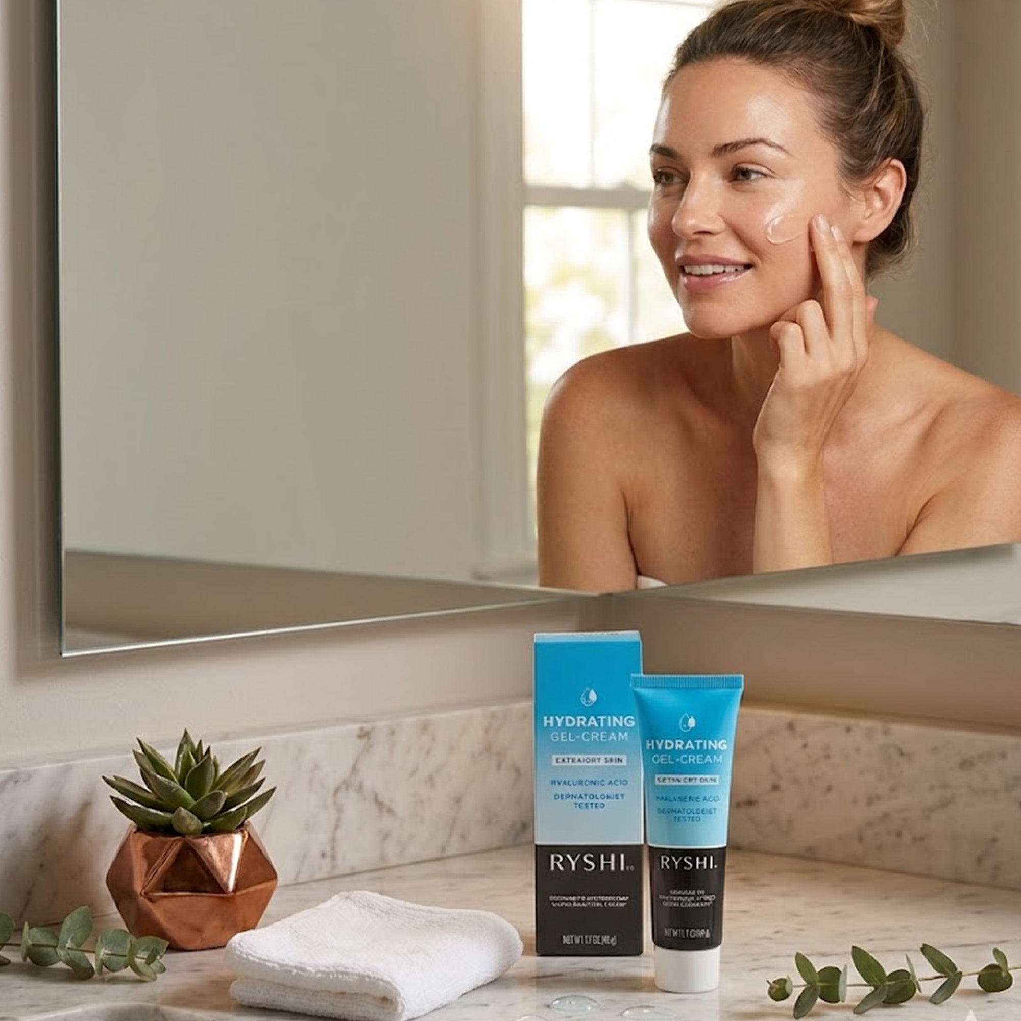 Hydrating Gel Cream for Extra Dry Skin – With Hyaluronic Acid, Deep Moisture, Lightweight Feel – Gentle on Sensitive Skin