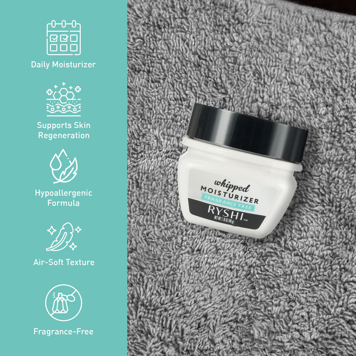 Whipped Moisturizer – Light-as-Air Hydration for Sensitive Skin