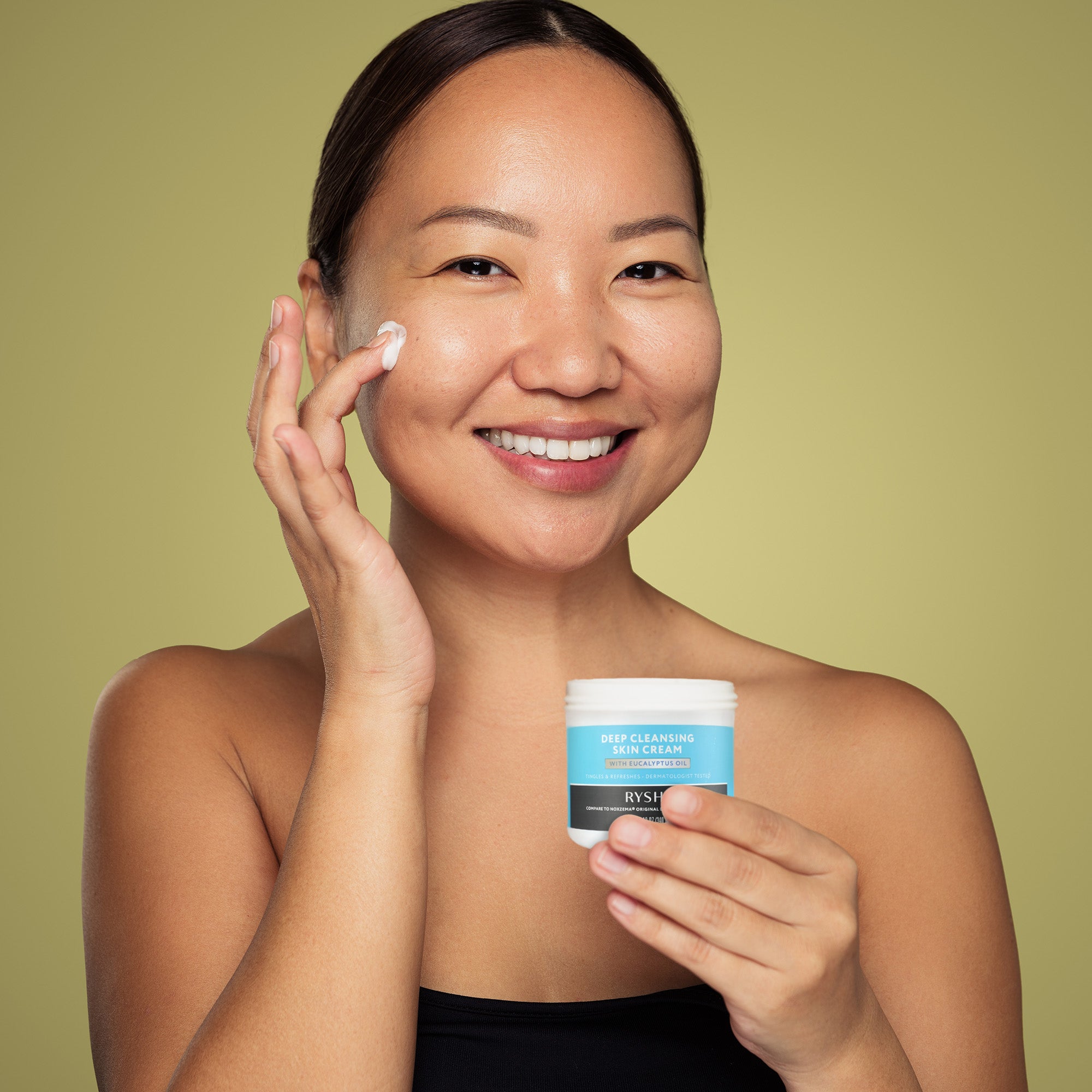 Deep Cleansing Skin Cream with Eucalyptus Oil – Invigorating Facial Cleanser | Dermatologist Tested | 12 oz (340 g)