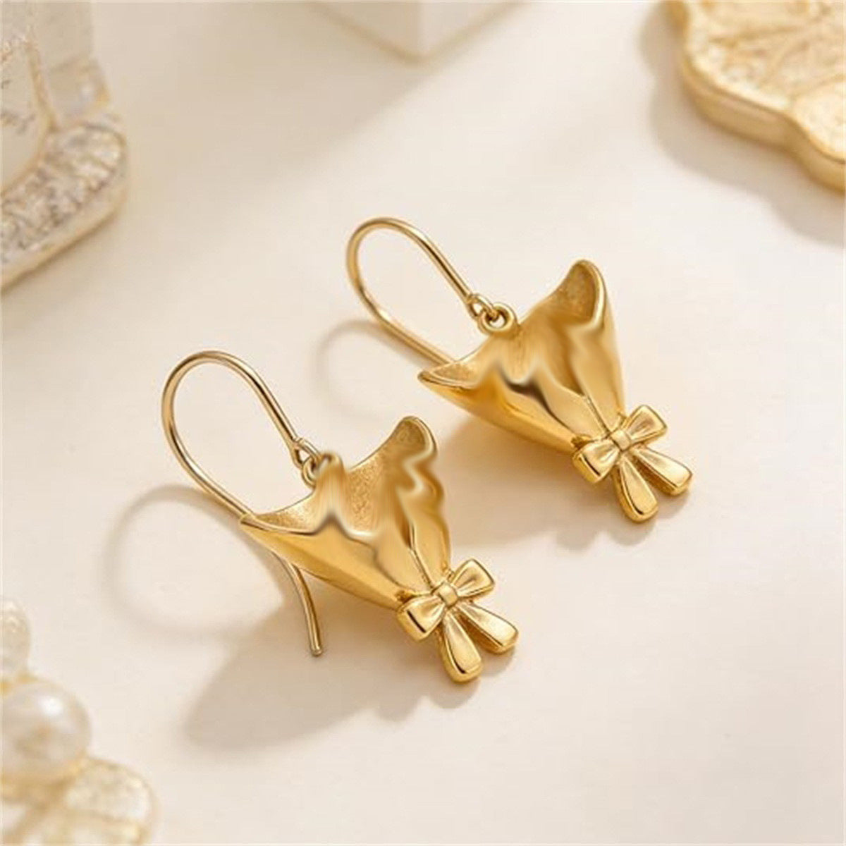 Personalized Mini Bouquet Earrings For Women