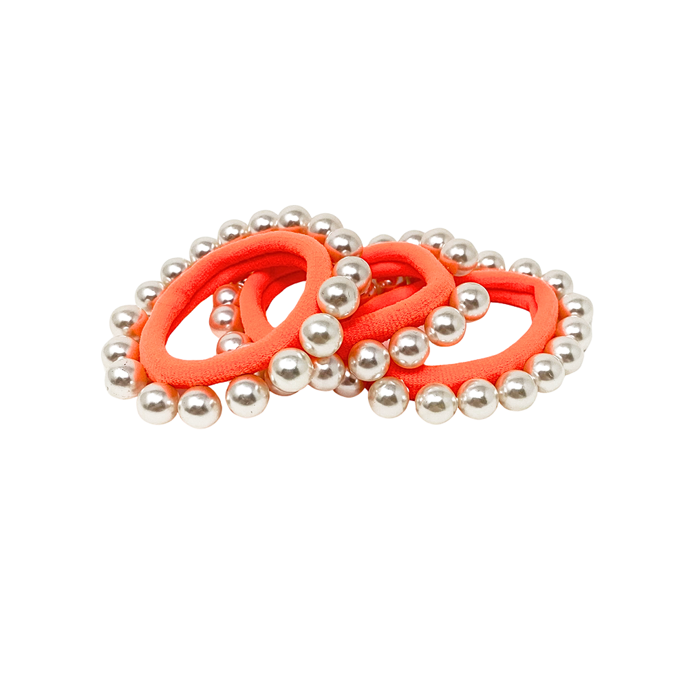 Neon Pearl Hair Tie