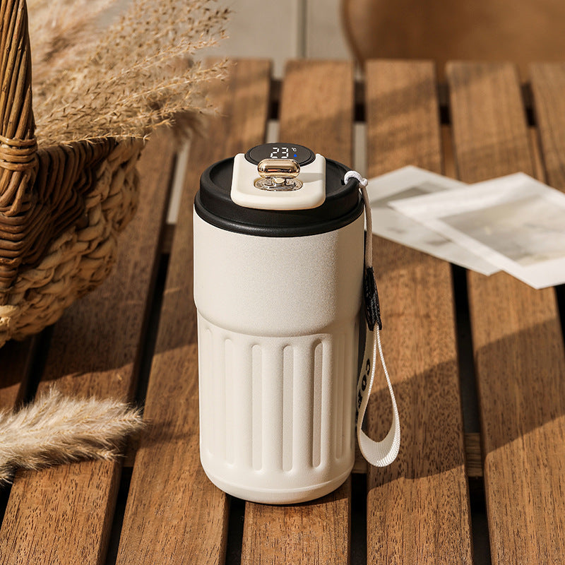 450ml Smart Digital Stainless Steel Thermal Insulated Coffee Mug