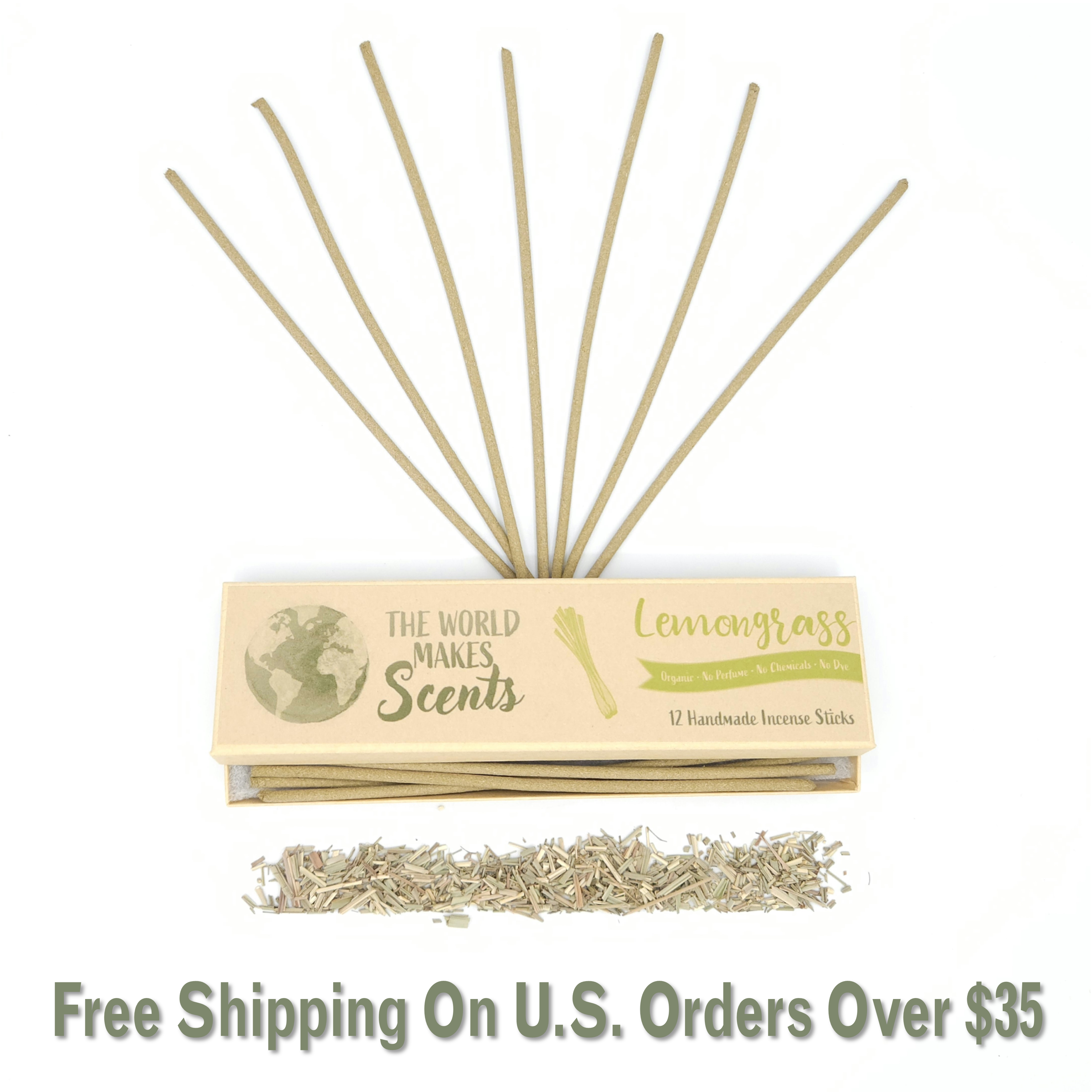 Lemongrass Organic Incense Sticks