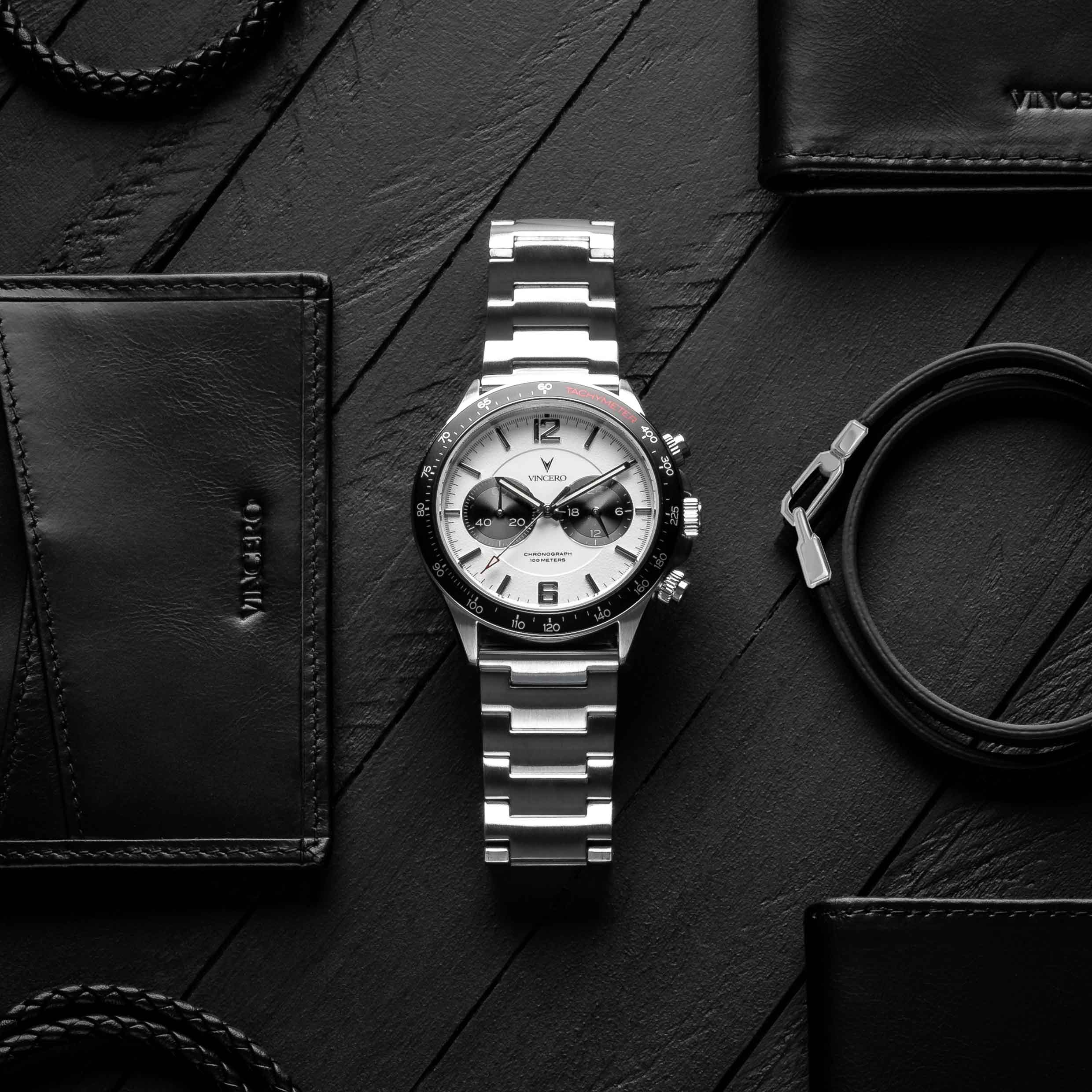 The Apex Panda Watch - 42mm Chronograph Wristwatch