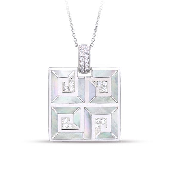 Greek Key Pendant