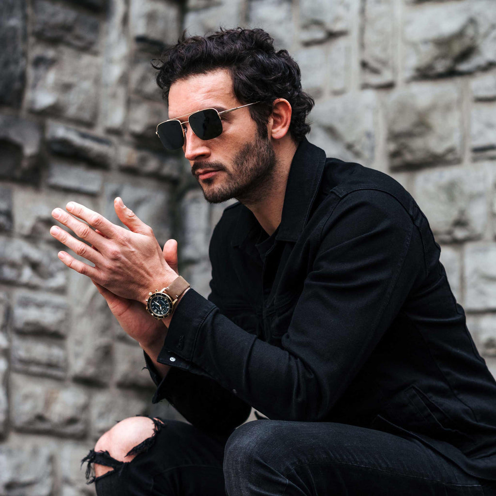 The Marshall Navigator Sunglasses in Classic Gold