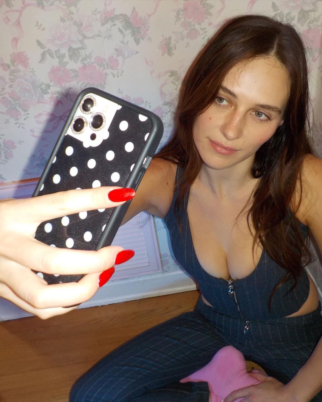 Black and White Polka Dot Protective iPhone Case - Image 43