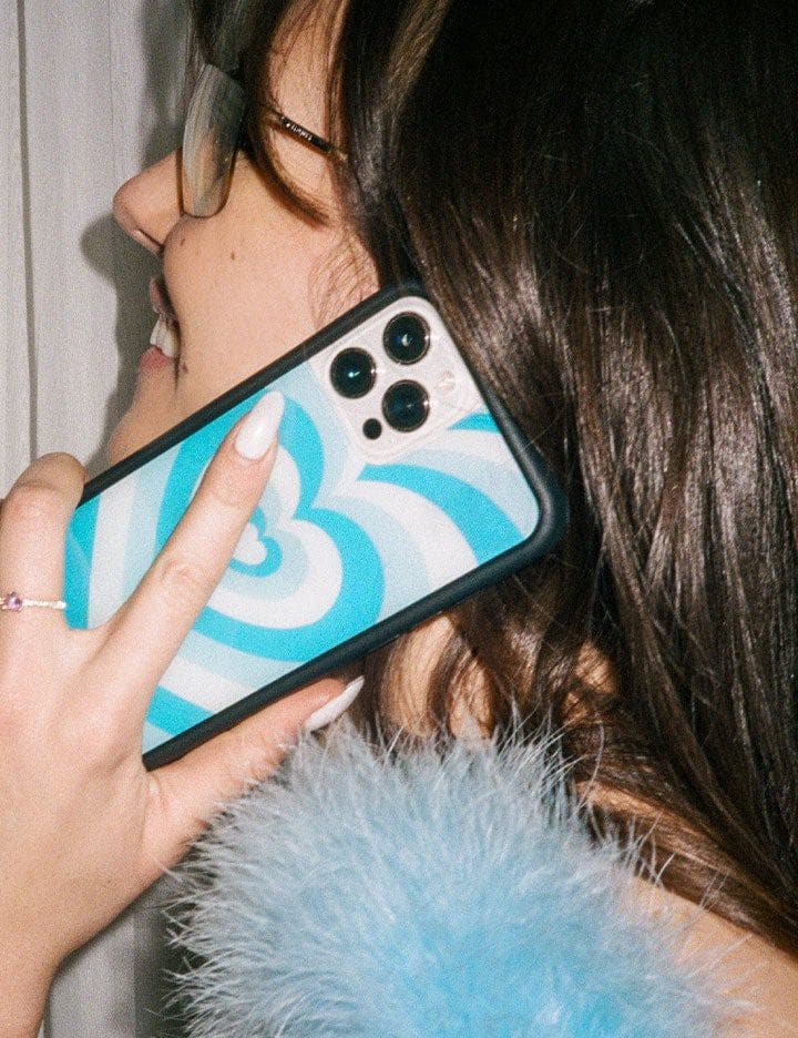 Blue Moon Latte Love iPhone Case with Heart Pattern - Image 18