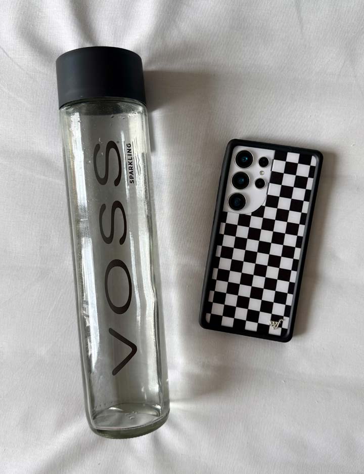 Checkers Black Phone Case for Samsung Galaxy - Image 9