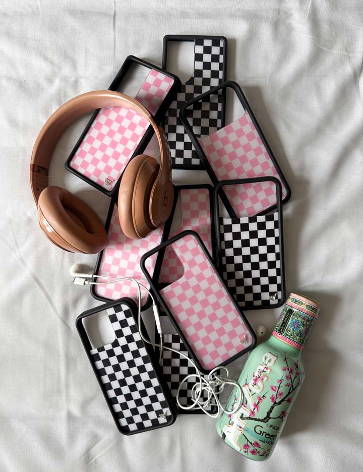 Checkers Pink Samsung Galaxy Case Limited Edition Phone Cover - Image 9