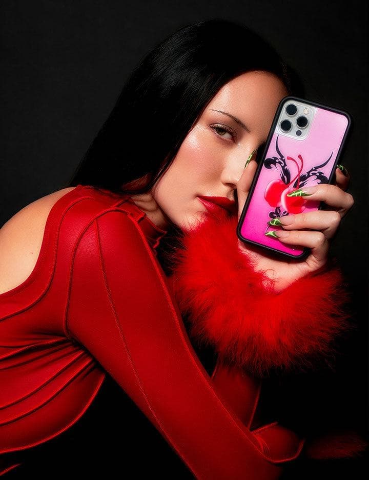 Cherry Girls R 4EVER iPhone Case with Tribal Tattoo Design - Image 7