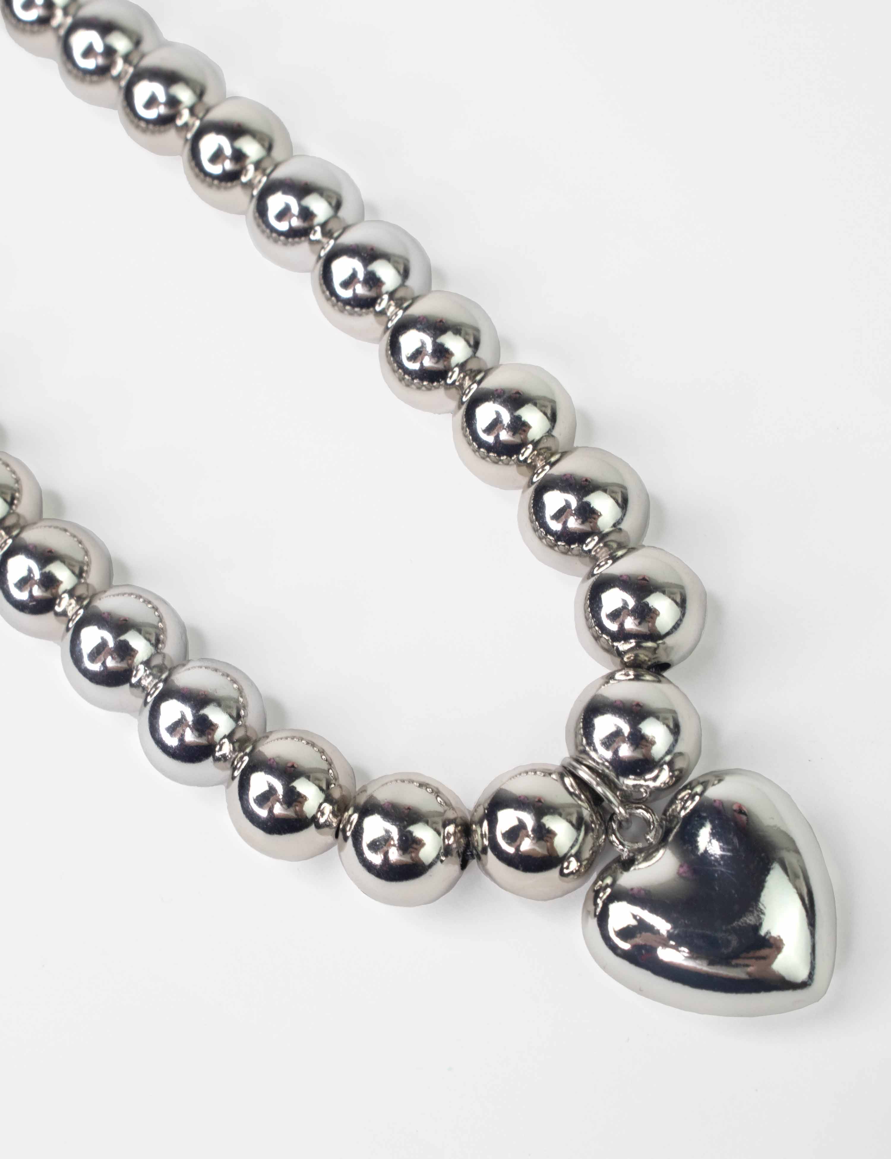 Chrome Heart Wristlet Beaded Phone Charm Strap - Image 2