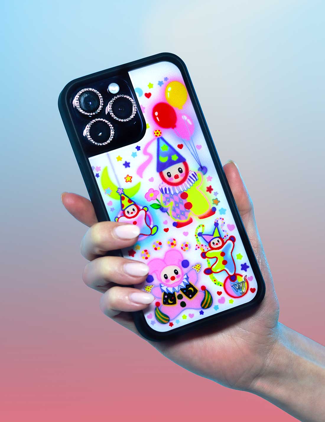 Clown Around iPhone Case with Colorful Airbrushed Design - Image 48