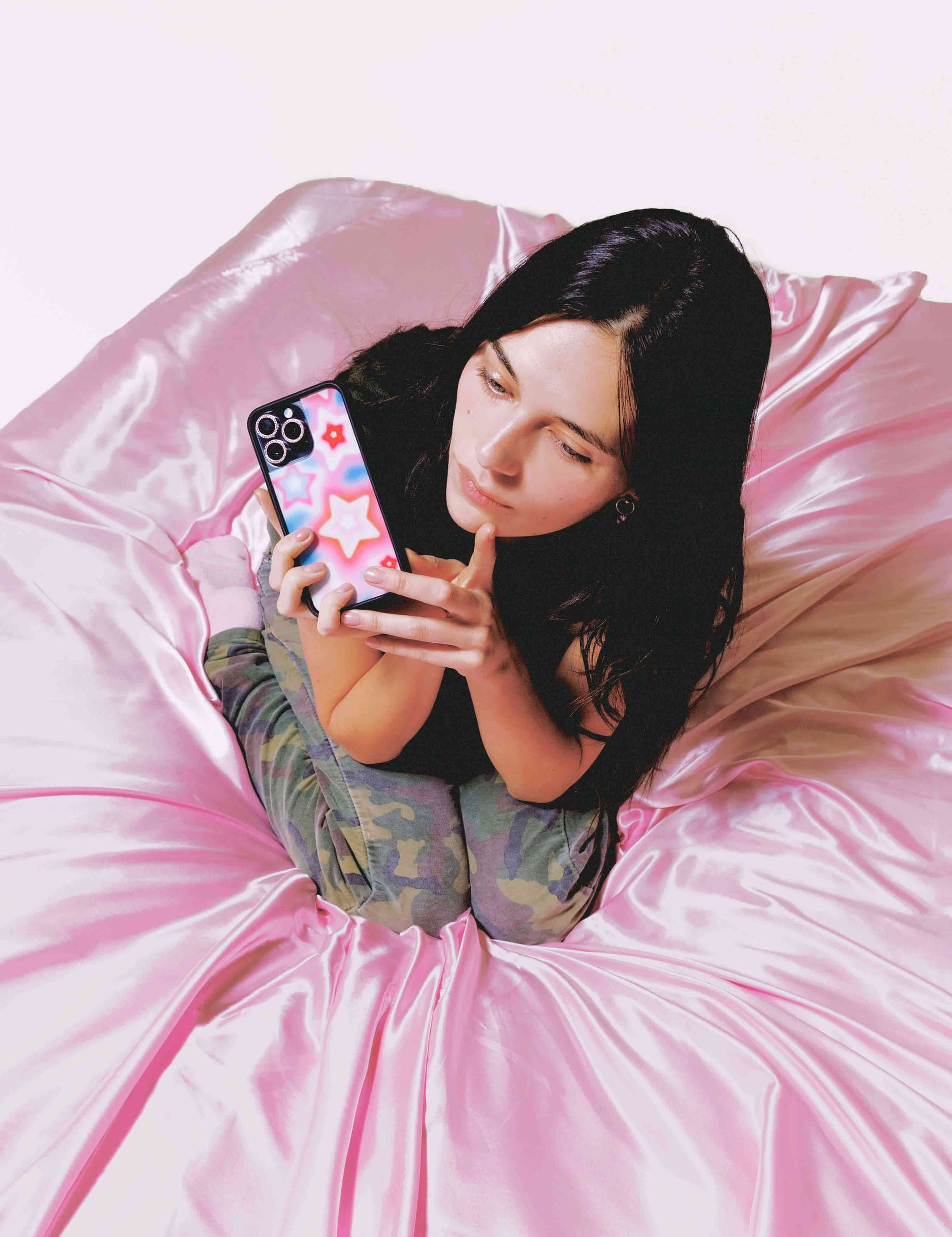 Dream Star iPhone Case in Pink and Blue Celestial Design - Image 27
