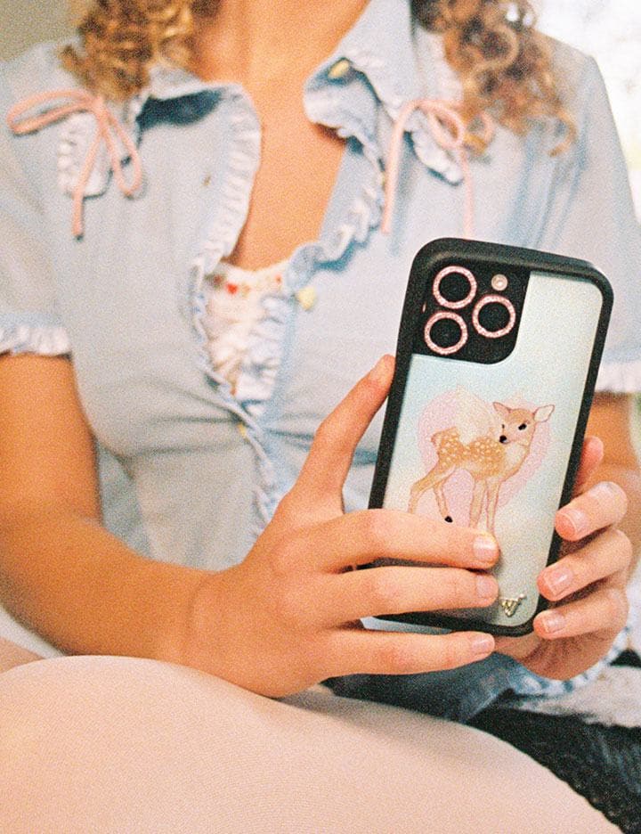 Fawn Angel iPhone Case in Baby Blue and Pink Limited Edition - Image 7