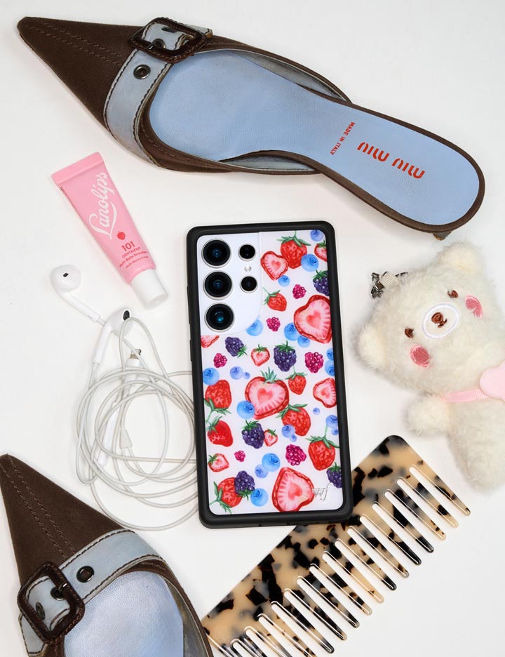 Fruit Tart Samsung Galaxy Phone Case with Protective Bumper - Image 10