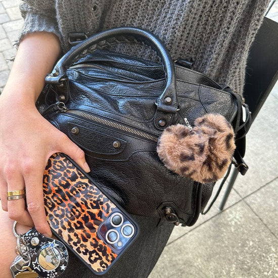 Leopard Print iPhone Case with Protective Rubber Bumper - Image 25