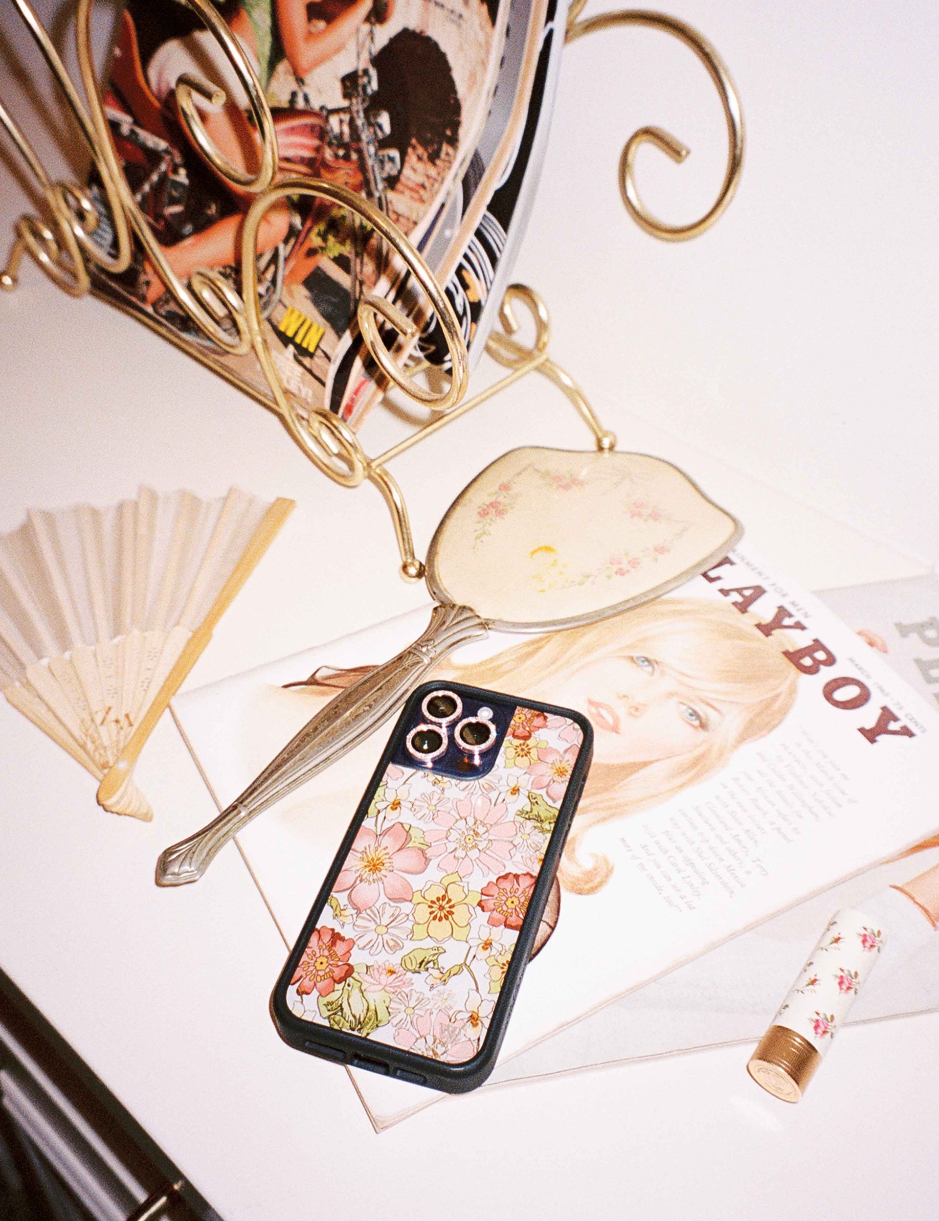 Lily Pad Floral iPhone Case with Pink and Yellow Flowers - Image 21