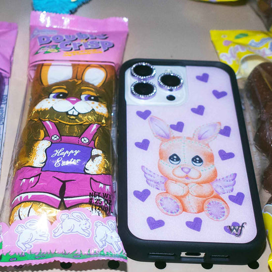 Love Stitched iPhone Case with Bunny and Heart Print - Image 25