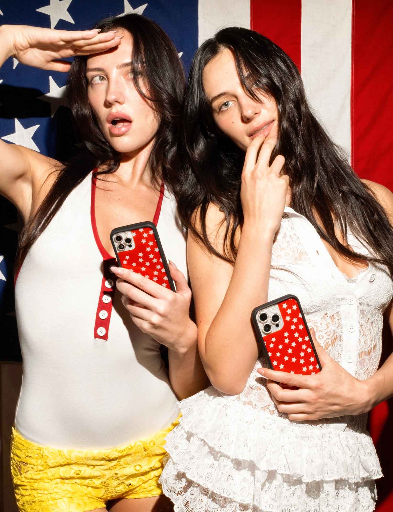 National Anthem Star Print Phone Case for Apple iPhone - Image 25